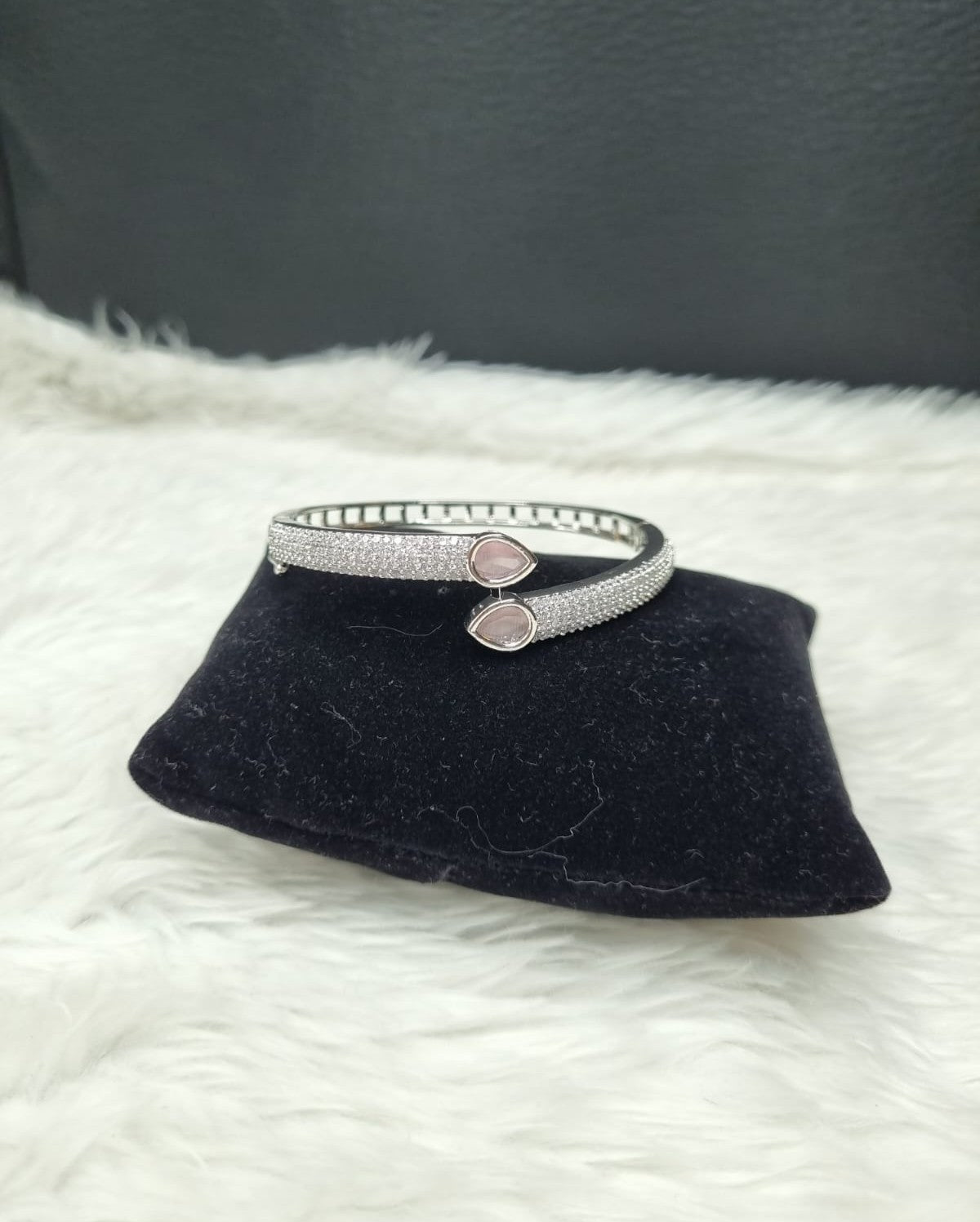 Silver Rhodium AD Bracelet